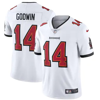 mens nike chris godwin white tampa bay buccaneers vapor lim